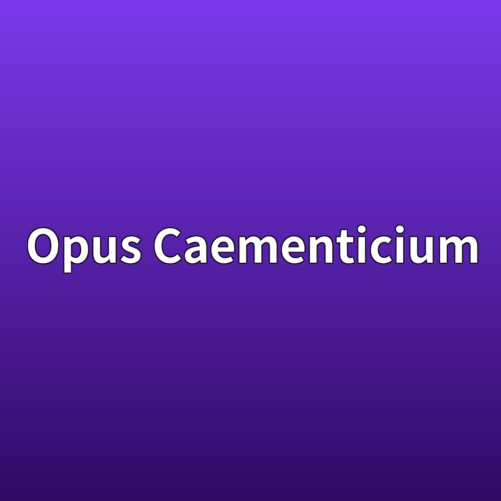 opus caementicium 1789421207
